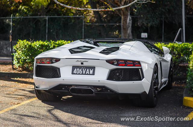 Lamborghini Aventador spotted in Brisbane, Australia
