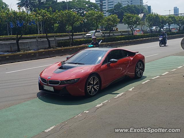 BMW I8 spotted in Jakarta, Indonesia