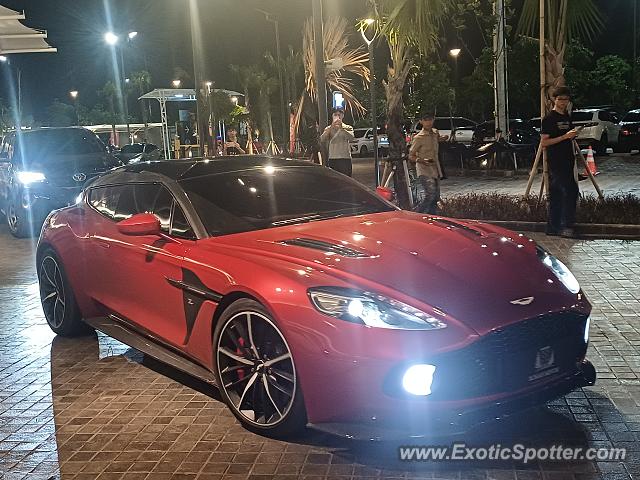 Aston Martin Vanquish spotted in Jakarta, Indonesia