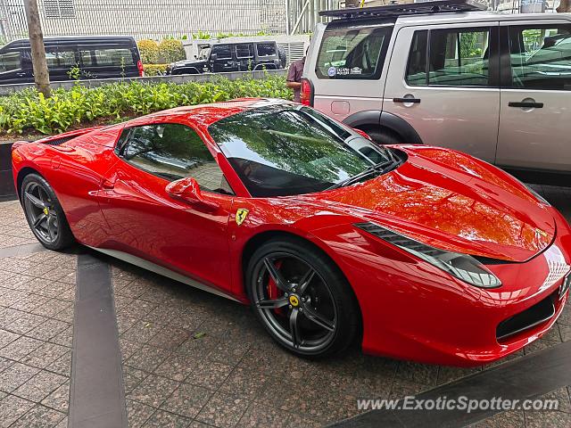 Ferrari 458 Italia spotted in Jakarta, Indonesia