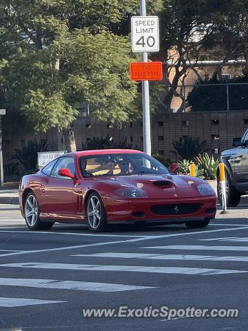 Ferrari 575M spotted in Westchester, California