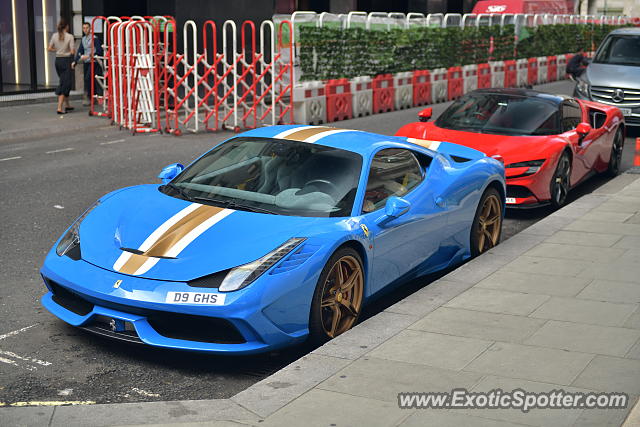 Ferrari 458 Italia spotted in London, United Kingdom