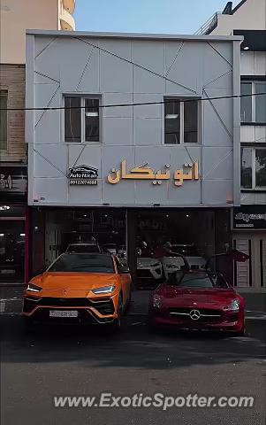 Mercedes SLS AMG spotted in Tabriz, Iran