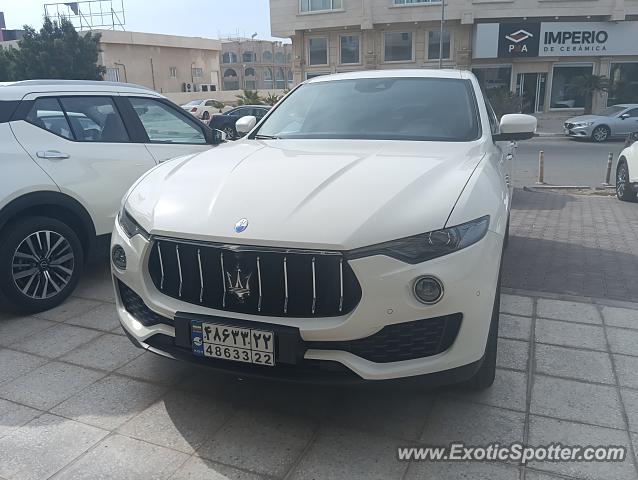 Maserati Levante spotted in Kish Island, Iran