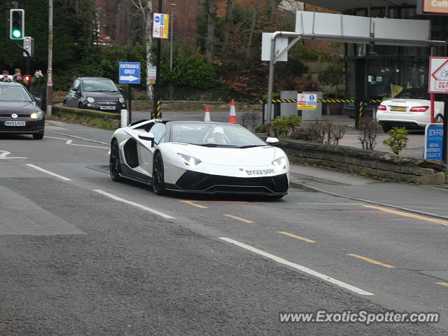 Lamborghini Aventador spotted in Alderley Edge, United Kingdom