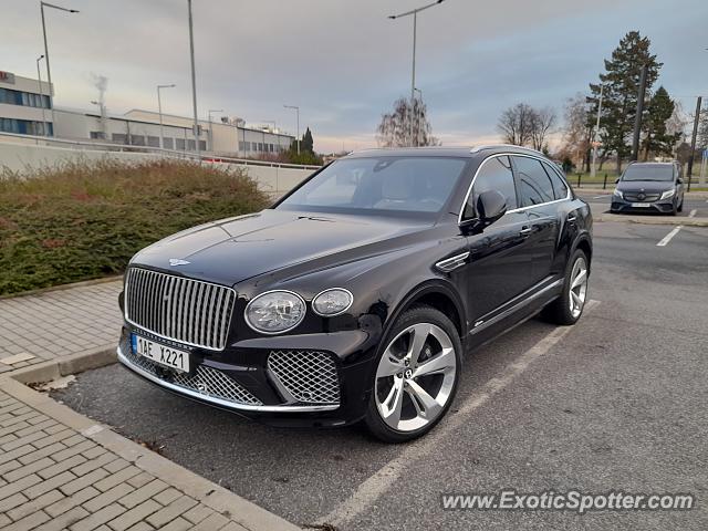 Bentley Bentayga spotted in Prague, Czech Republic