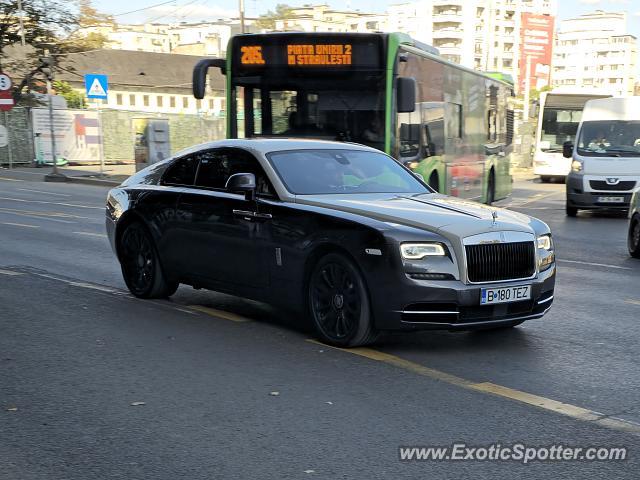 Rolls-Royce Wraith spotted in Bucharest, Romania