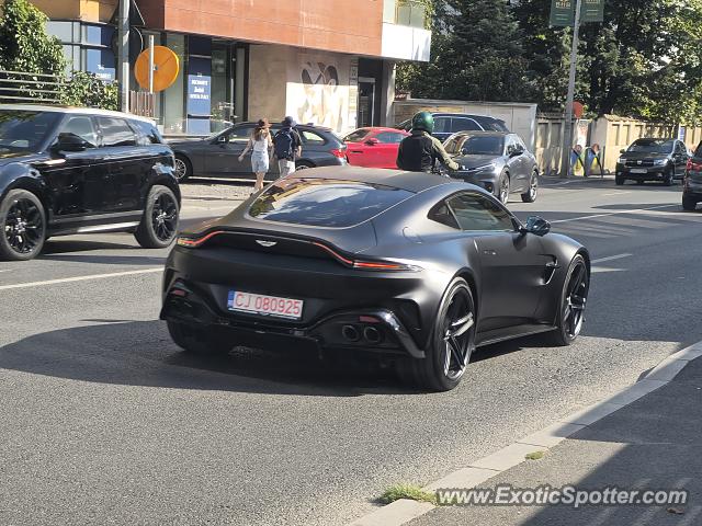 Aston Martin Vantage spotted in Bucharest, Romania