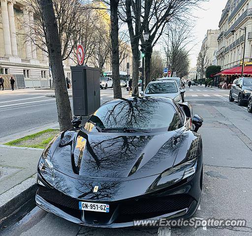 Ferrari F8 Tributo spotted in París, France