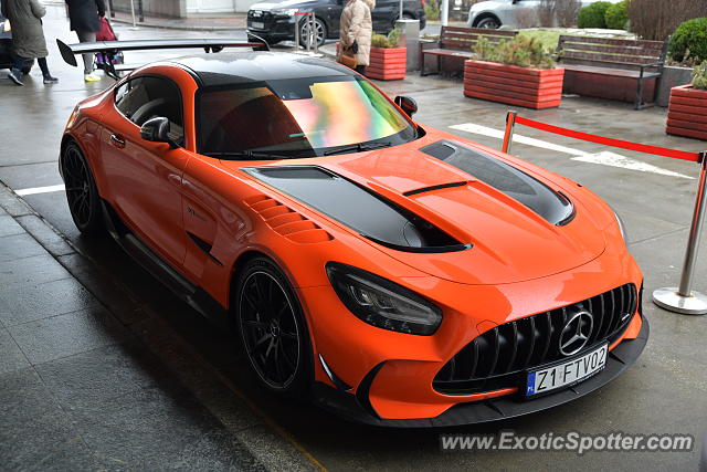 Mercedes AMG GT spotted in Warsaw, Poland
