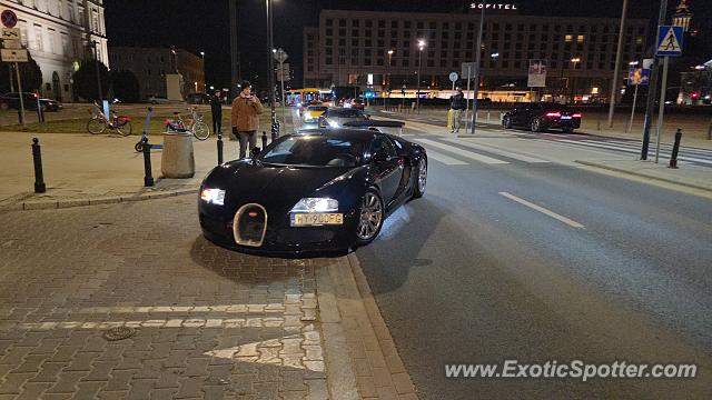 Bugatti Veyron spotted in Warsaw, Poland