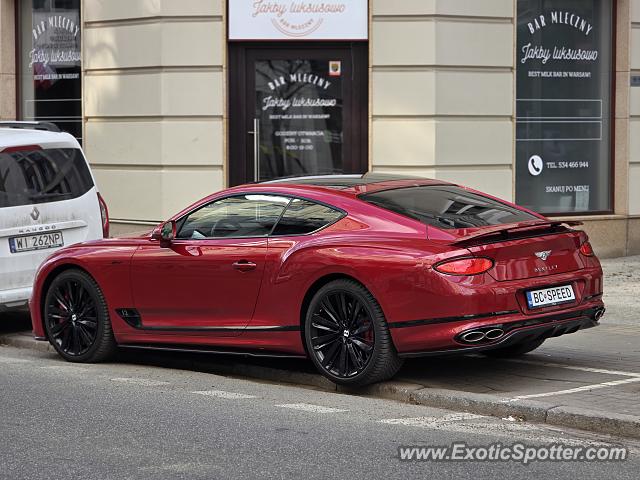 Bentley Continental spotted in Warsaw, Poland