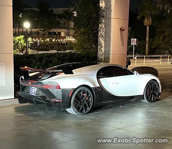 Bugatti Chiron spotted in Miami, Florida