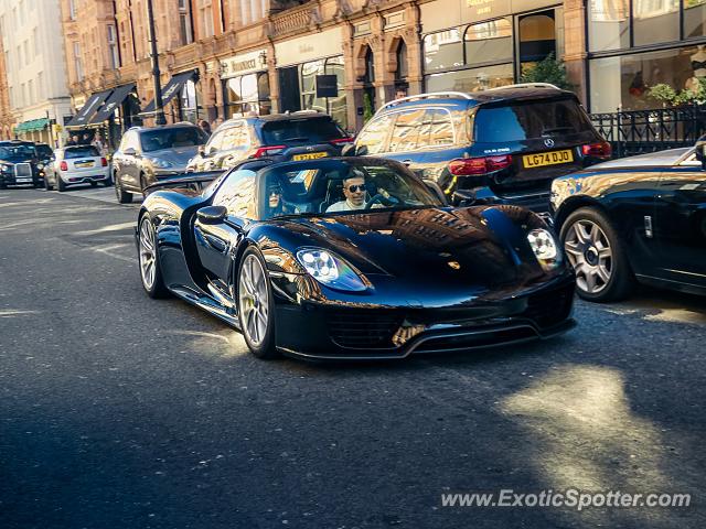 Porsche 918 Spyder spotted in London, United Kingdom