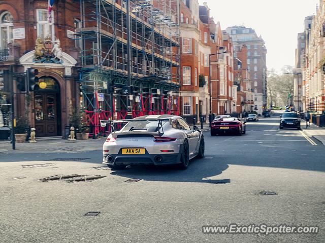 Porsche 911 GT2 spotted in London, United Kingdom