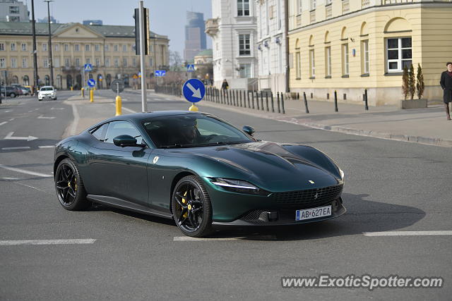 Ferrari Roma spotted in Warsaw, Poland