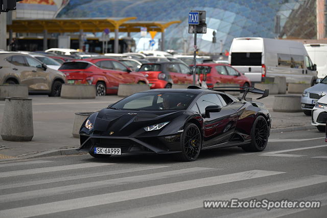 Lamborghini Huracan spotted in Warsaw, Poland