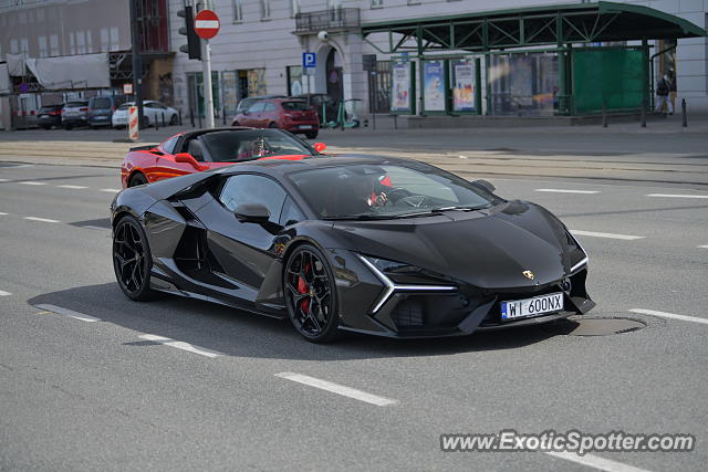 Lamborghini Aventador spotted in Warsaw, Poland