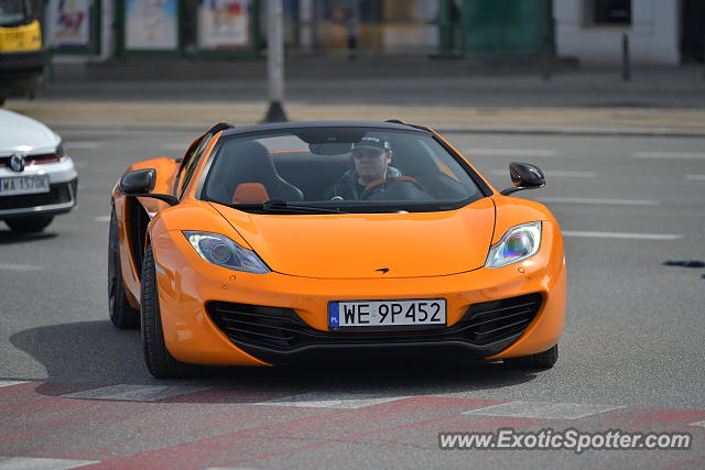 Mclaren MP4-12C spotted in Warsaw, Poland