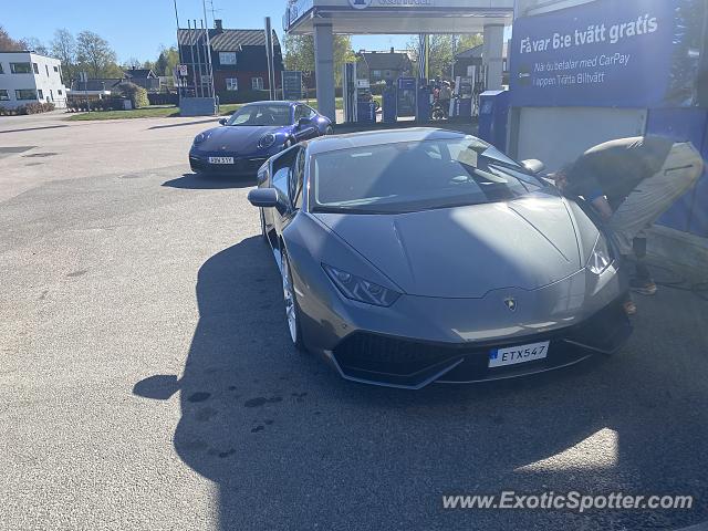 Lamborghini Huracan spotted in Markaryd, Sweden