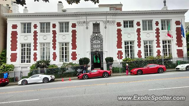 Ferrari 488 GTB spotted in San Francisco, California