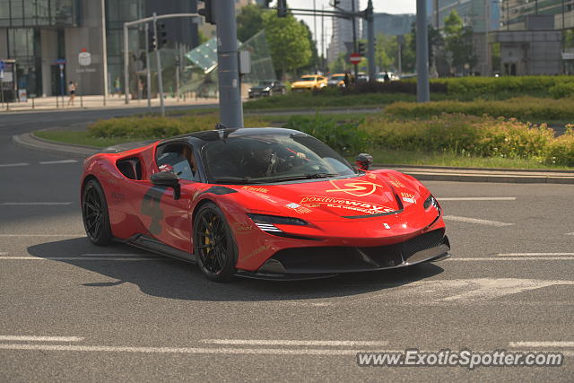 Ferrari SF90 Stradale spotted in Warsaw, Poland