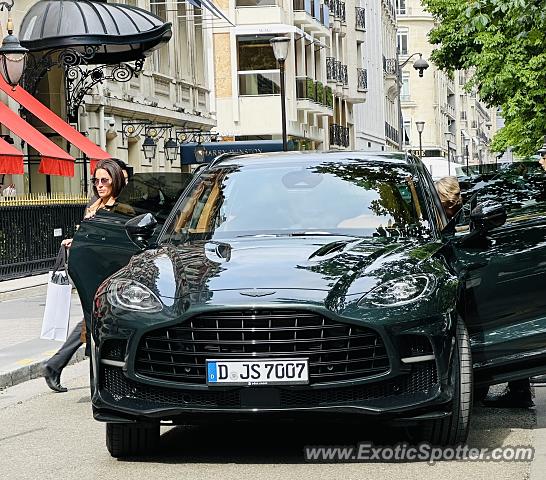 Aston Martin DBX spotted in Paris, France