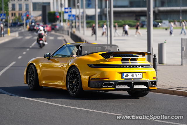 Porsche 911 Turbo spotted in Warsaws, Poland