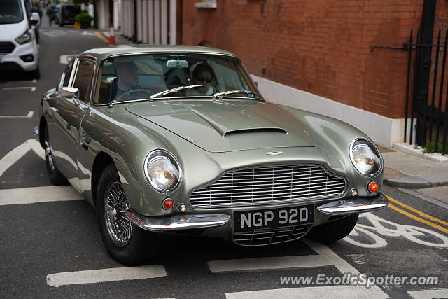 Aston Martin DB6 spotted in London, United Kingdom