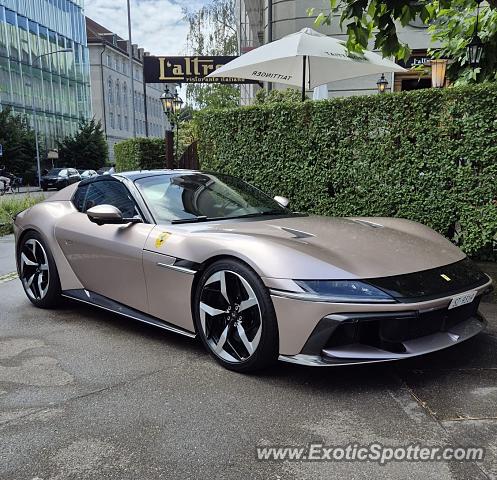 Ferrari 812 Superfast spotted in Zürich, Switzerland
