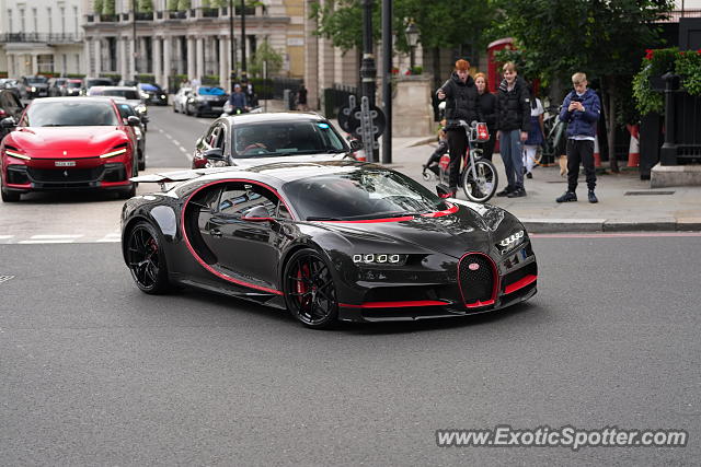 Bugatti Chiron spotted in London, United Kingdom