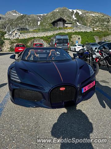 Bugatti Chiron spotted in Grimmselpass, Switzerland