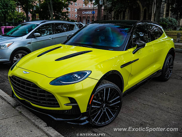 Aston Martin DBX spotted in Stamford, Connecticut
