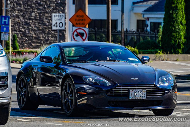 Aston Martin Vantage spotted in Manhasset, New York