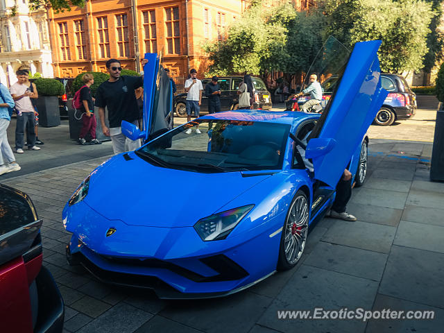 Lamborghini Aventador spotted in London, United Kingdom