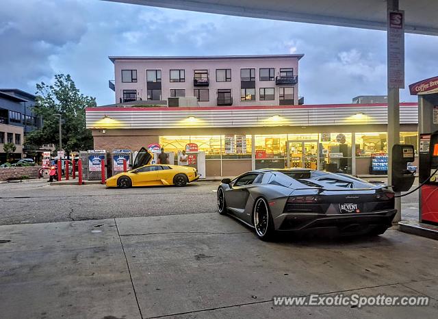 Lamborghini Aventador spotted in Birmingham, Michigan