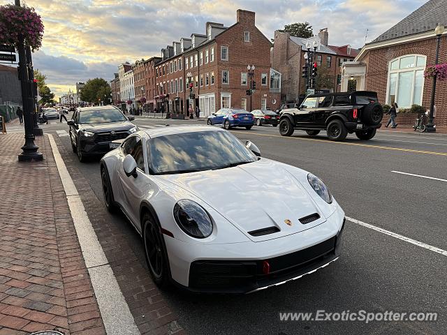 Porsche 911 spotted in Washington DC, United States