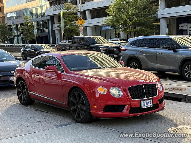 Bentley Continental spotted in Washington DC, United States