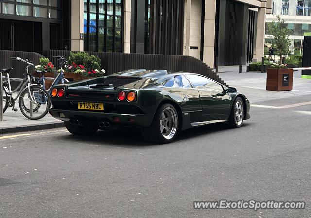 Lamborghini Diablo spotted in London, United Kingdom