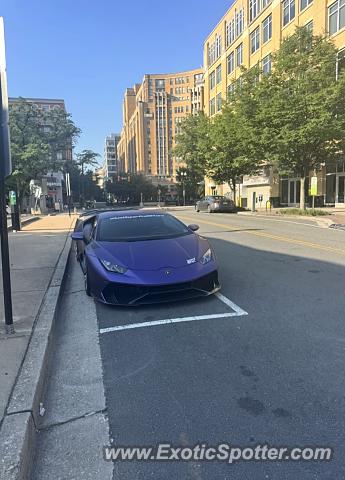 Lamborghini Huracan spotted in Arlington, Virginia