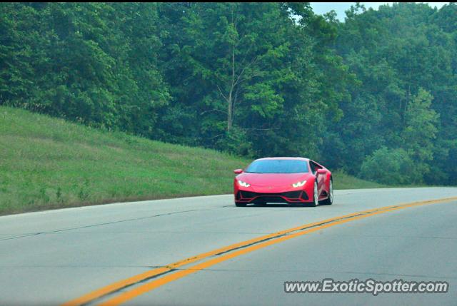 Lamborghini Huracan spotted in Elkhart Lake, Wisconsin