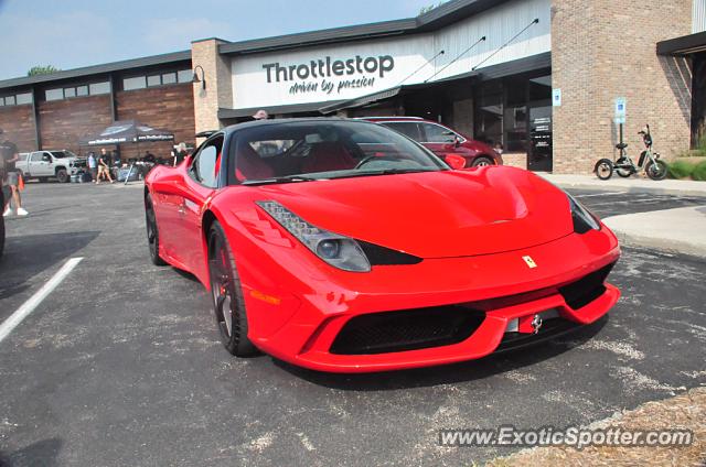 Ferrari 458 Italia spotted in Elkhart Lake, Wisconsin