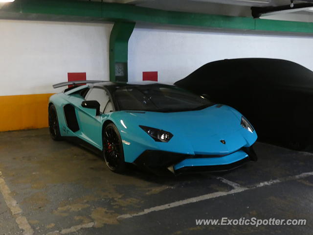 Lamborghini Aventador spotted in London, United Kingdom