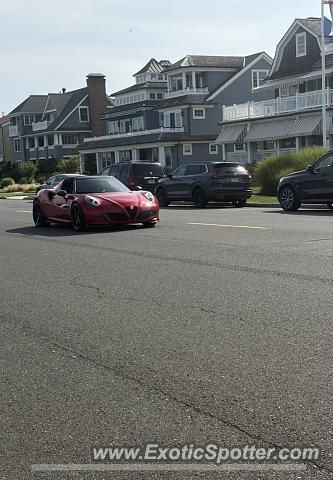 Alfa Romeo 4C spotted in Spring Lake, New Jersey
