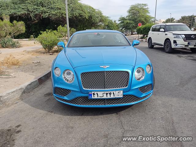 Bentley Continental spotted in Kish Island, Iran
