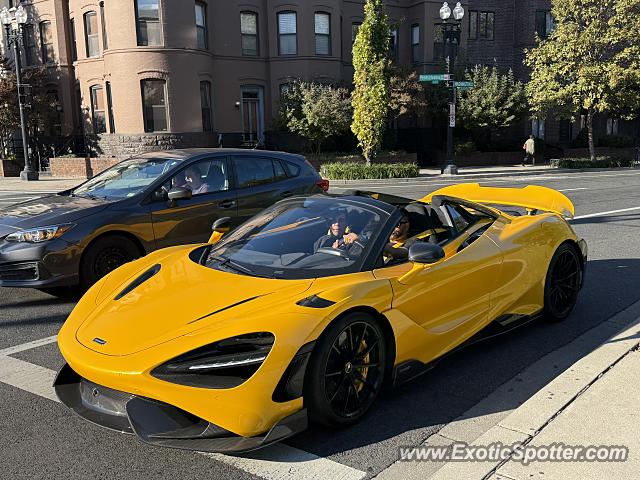 Mclaren 765LT spotted in Washington DC, United States