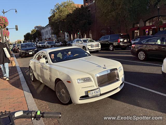 Rolls-Royce Wraith spotted in Washington DC, United States