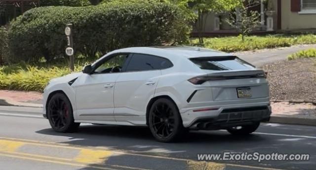 Lamborghini Urus spotted in New Hope, Pennsylvania