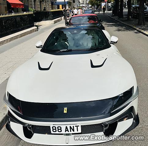 Ferrari Monza SP1 spotted in Paris, France
