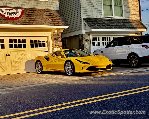 Ferrari F8 Tributo spotted in Manasquan, New Jersey